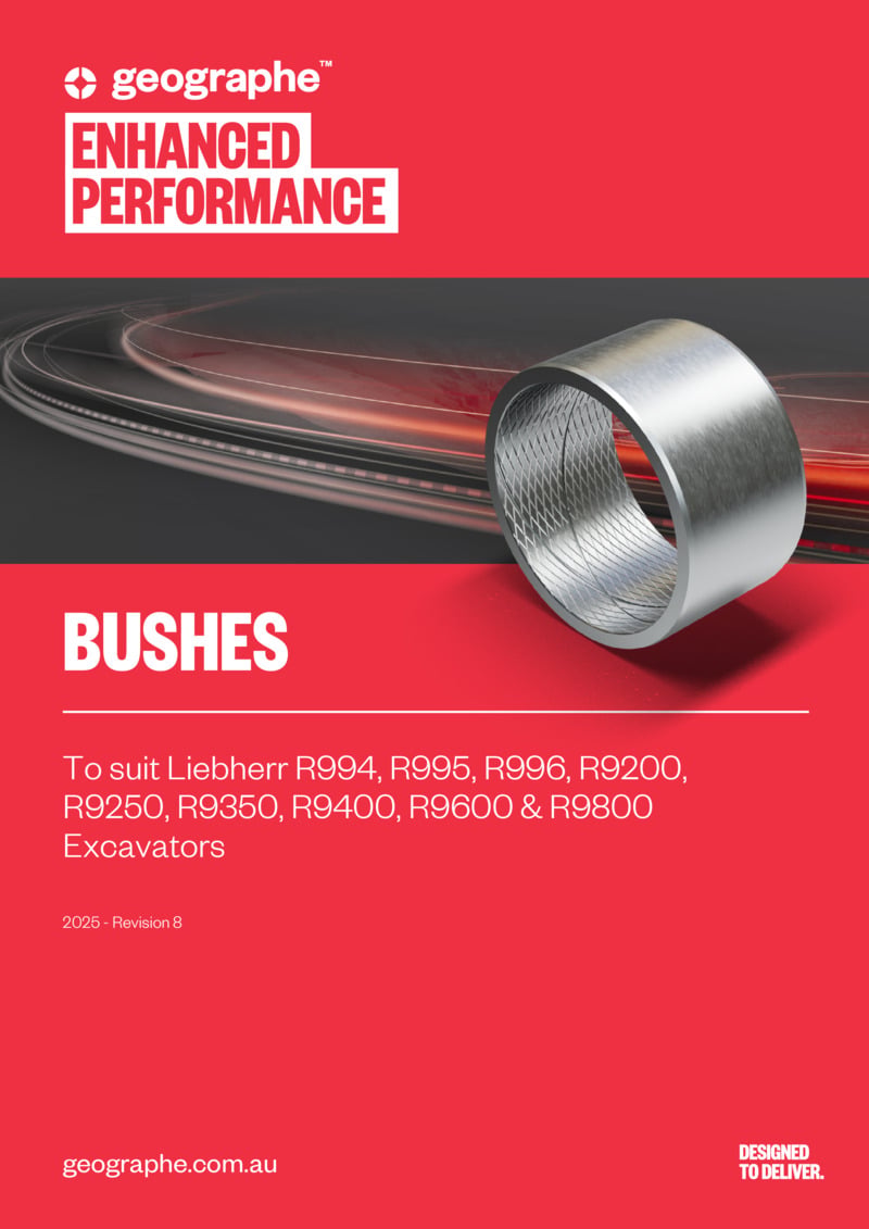 Bushes to suit Liebherr Excavator 
