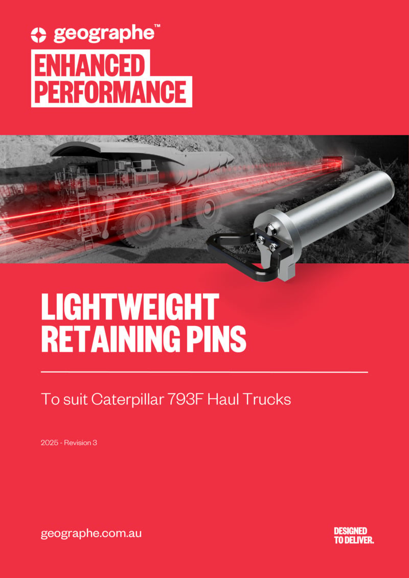 Lightweight Retaining Pins to suit Caterpillar 793F