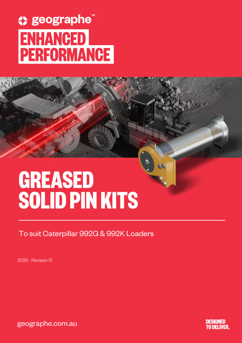 Solid Pin Kits to suit 992GK CAT Loaders